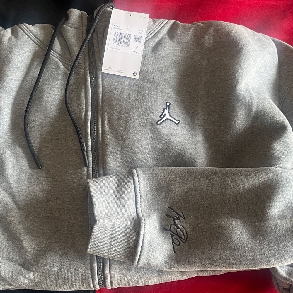 Nike Men's Gray Hoodie 3XL